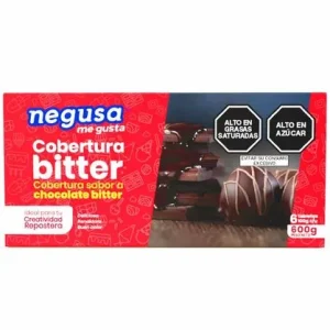 COBERTURA BITTER CHOCOLATE NEGUSA X 600 GR