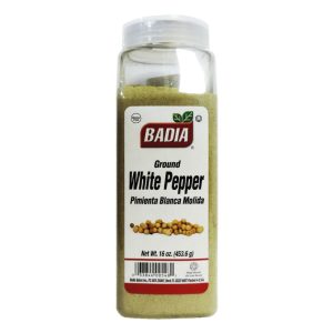 BADIA PIMIENTA BLANCA MOLIDA FC X 453.6 GR (16 OZ)