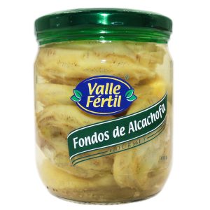 VALLE FERTIL FONDOS DE ALCACHOFAS FCO X 410 GR.