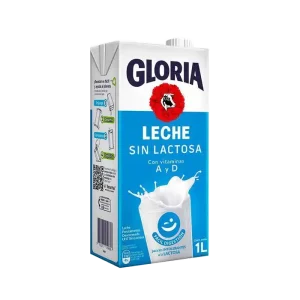 LECHE GLORIA SIN LACTOSA CAJA 12 X 1 LT