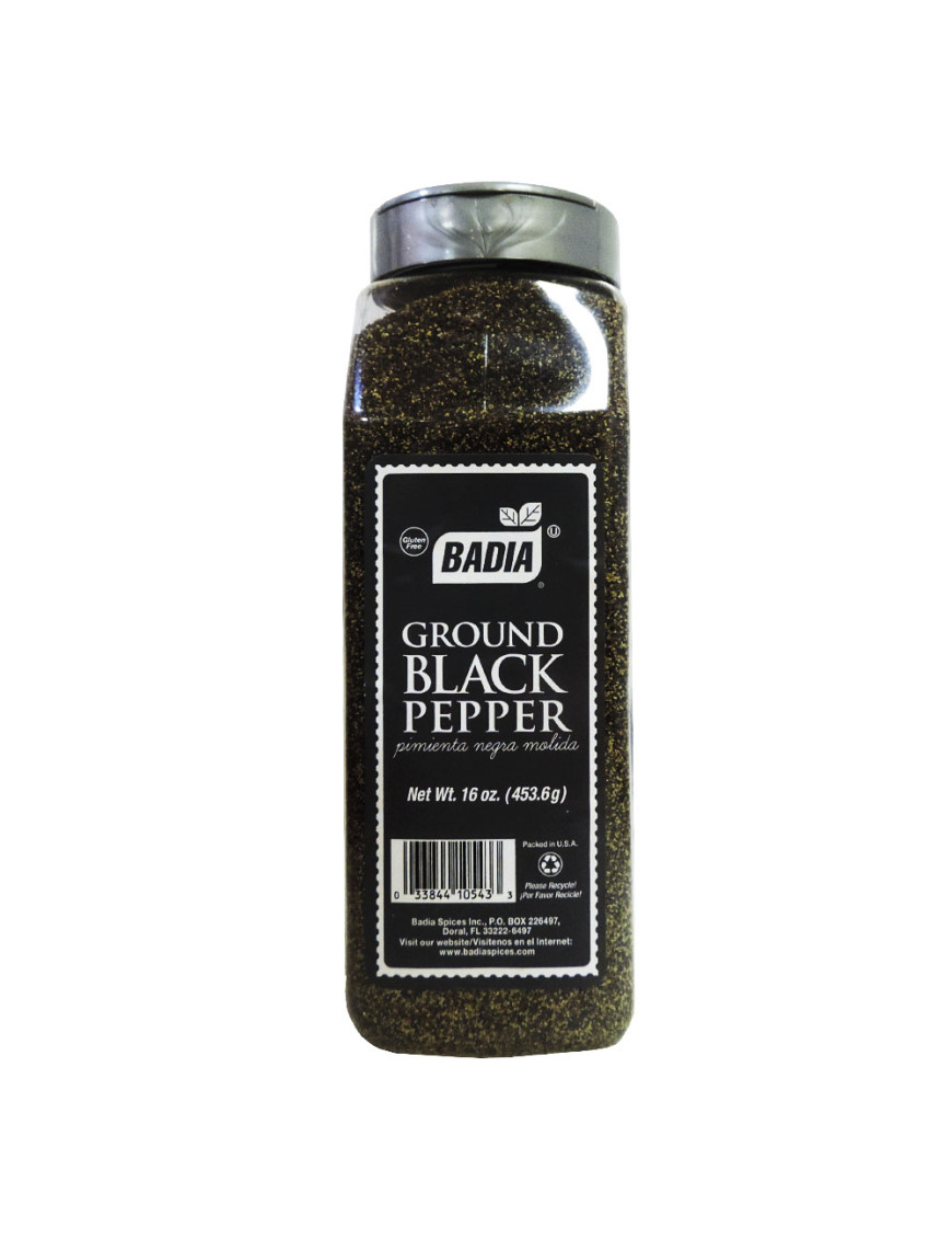 BADIA PIMIENTA NEGRA MOLIDA FC X 453.6 GR (16 OZ)
