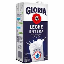 LECHE FRESCA UHT GLORIA AZUL  946ML.