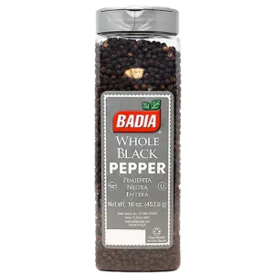 BADIA PIMIENTA NEGRA ENTERA X 453.6 GR (16 ONZ)